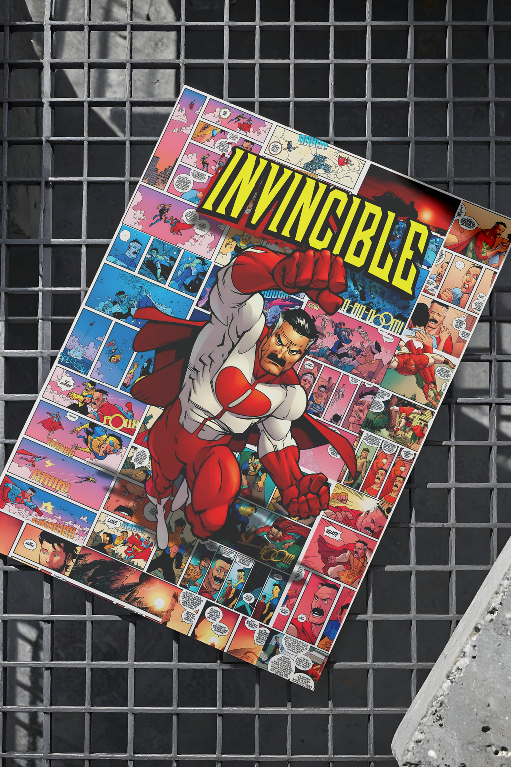 Omni-Man Metal Poster – Invincible Anime Wall Art