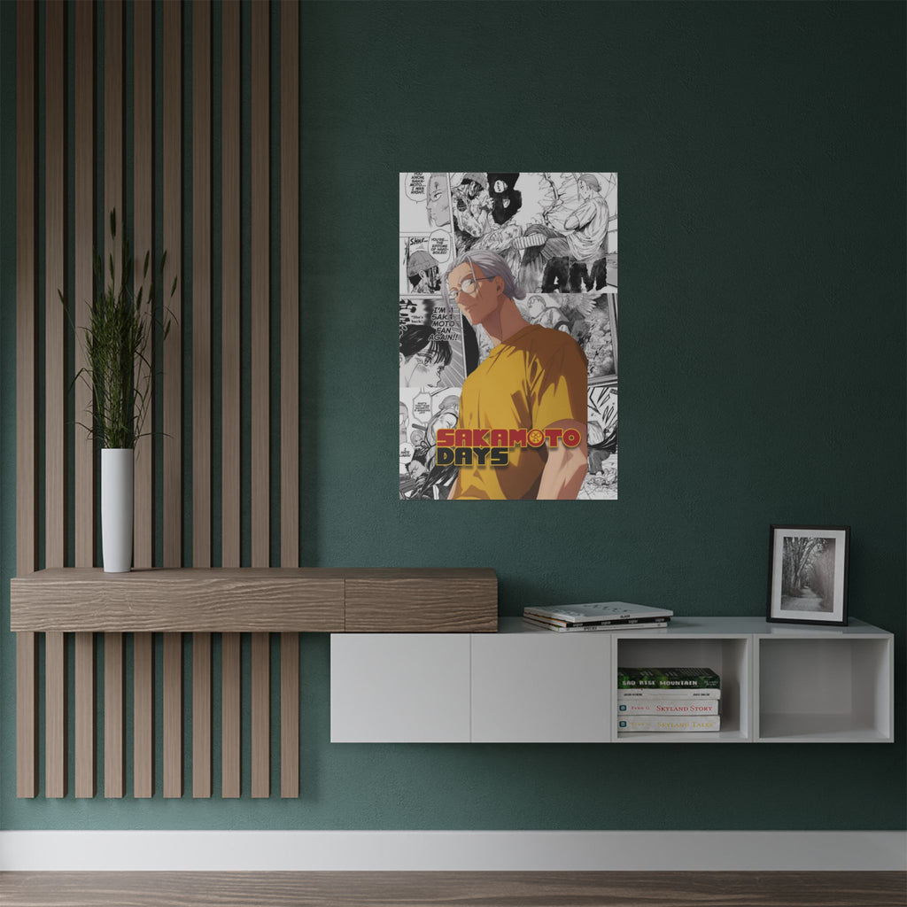 Sakamoto Days Taro Sakamoto Digital Poster – Anime Manga Wall Art