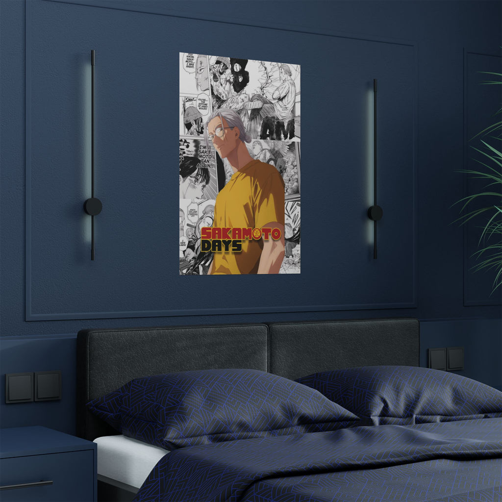 Sakamoto Days Taro Sakamoto Digital Poster – Anime Manga Wall Art