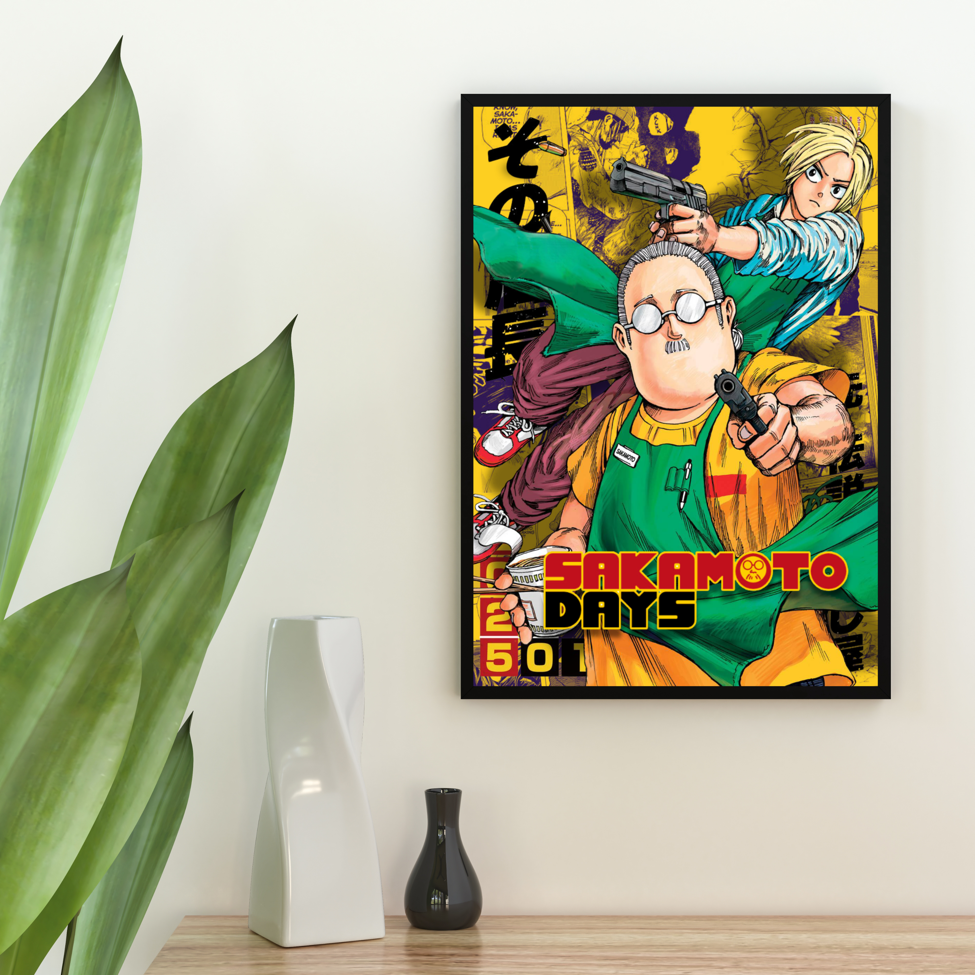 Sakamoto Days Digital Poster – Anime Manga Wall Art