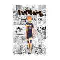 Haikyuu Shoyo Hinata Digital Poster – Anime Manga Volleyball Wall Art