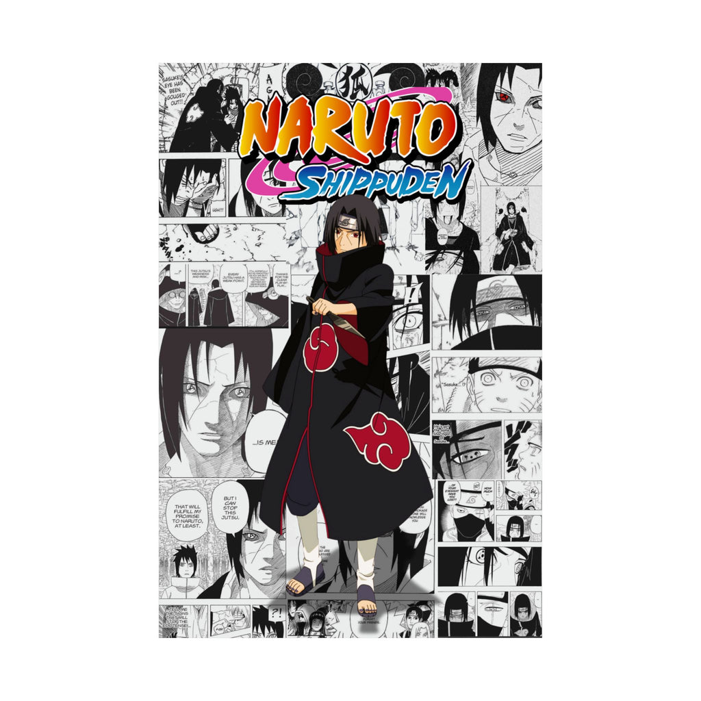 Naruto Shippuden Itachi Uchiha Digital Poster – Anime Manga Wall Art