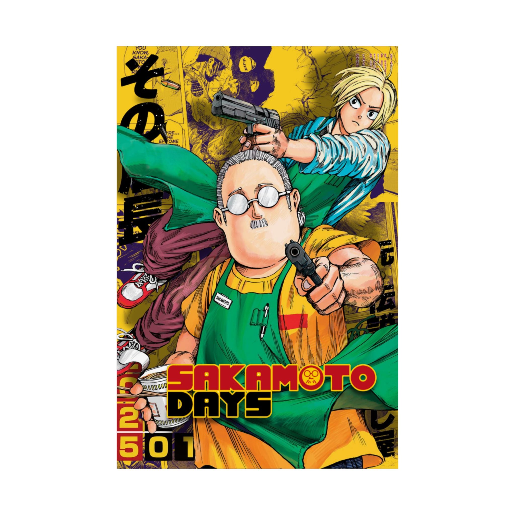 Sakamoto Days Digital Poster – Anime Manga Wall Art
