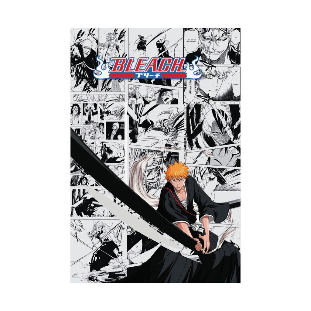 Bleach Ichigo Kurosaki Digital Poster – Anime Manga Wall Art
