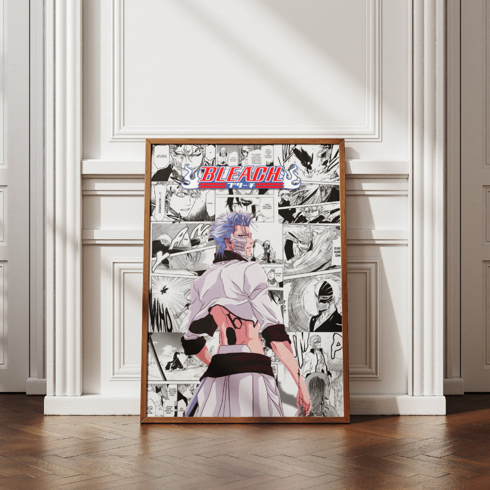 Bleach Grimmjow Jaegerjaquez Digital Poster – Anime Manga Wall Art