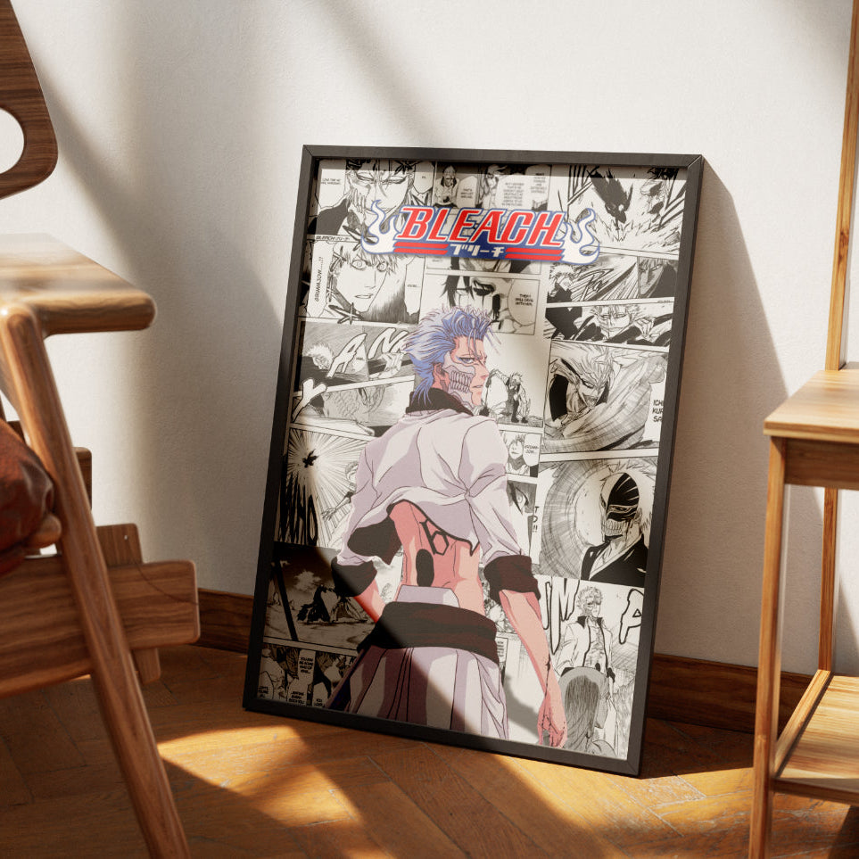 Bleach Grimmjow Jaegerjaquez Digital Poster – Anime Manga Wall Art