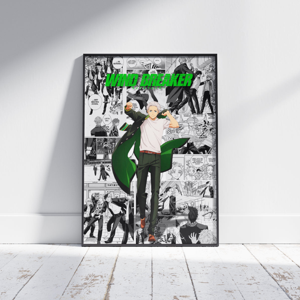 Wind Breaker Anime Digital Poster – Manga Wall Art