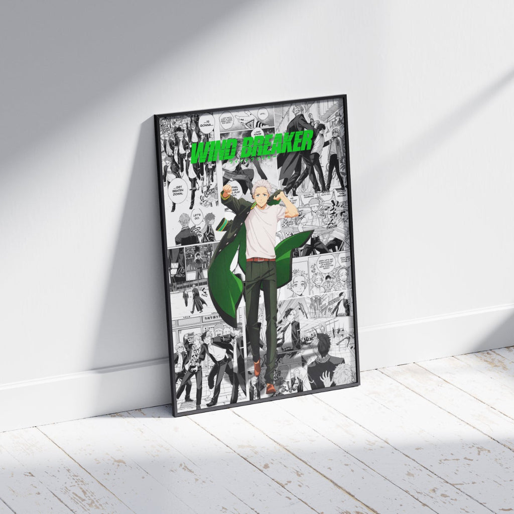Wind Breaker Anime Digital Poster – Manga Wall Art