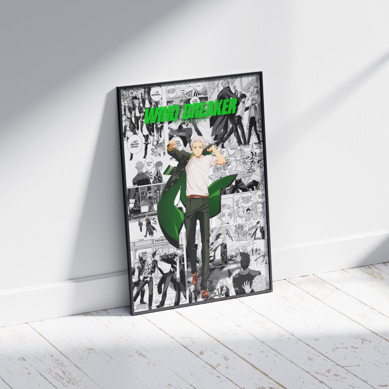 Wind Breaker Anime Digital Poster – Manga Wall Art