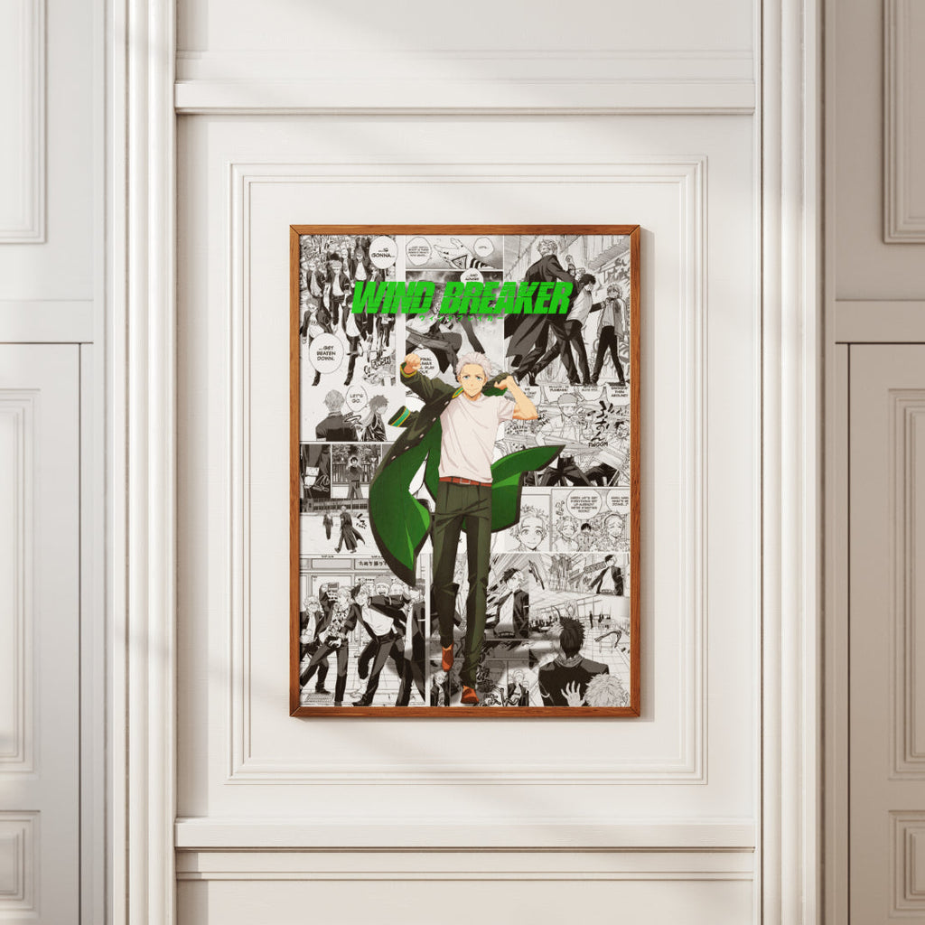 Wind Breaker Anime Digital Poster – Manga Wall Art
