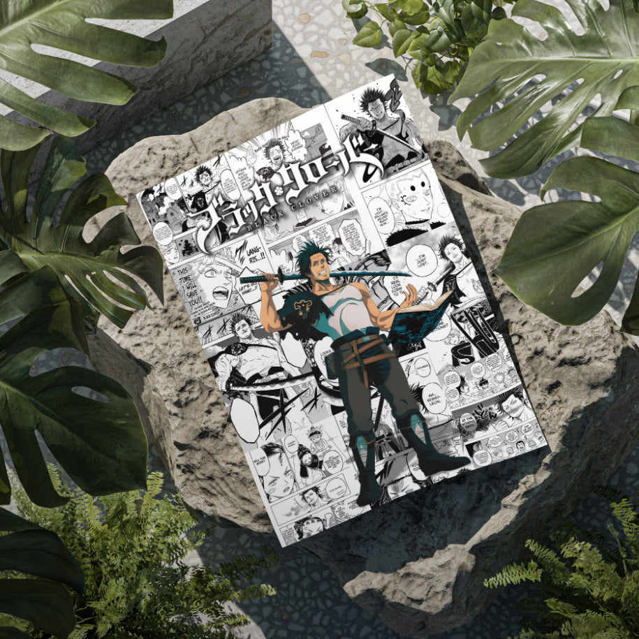 Black Clover Yami Sukehiro Digital Poster – Anime Manga Wall Art