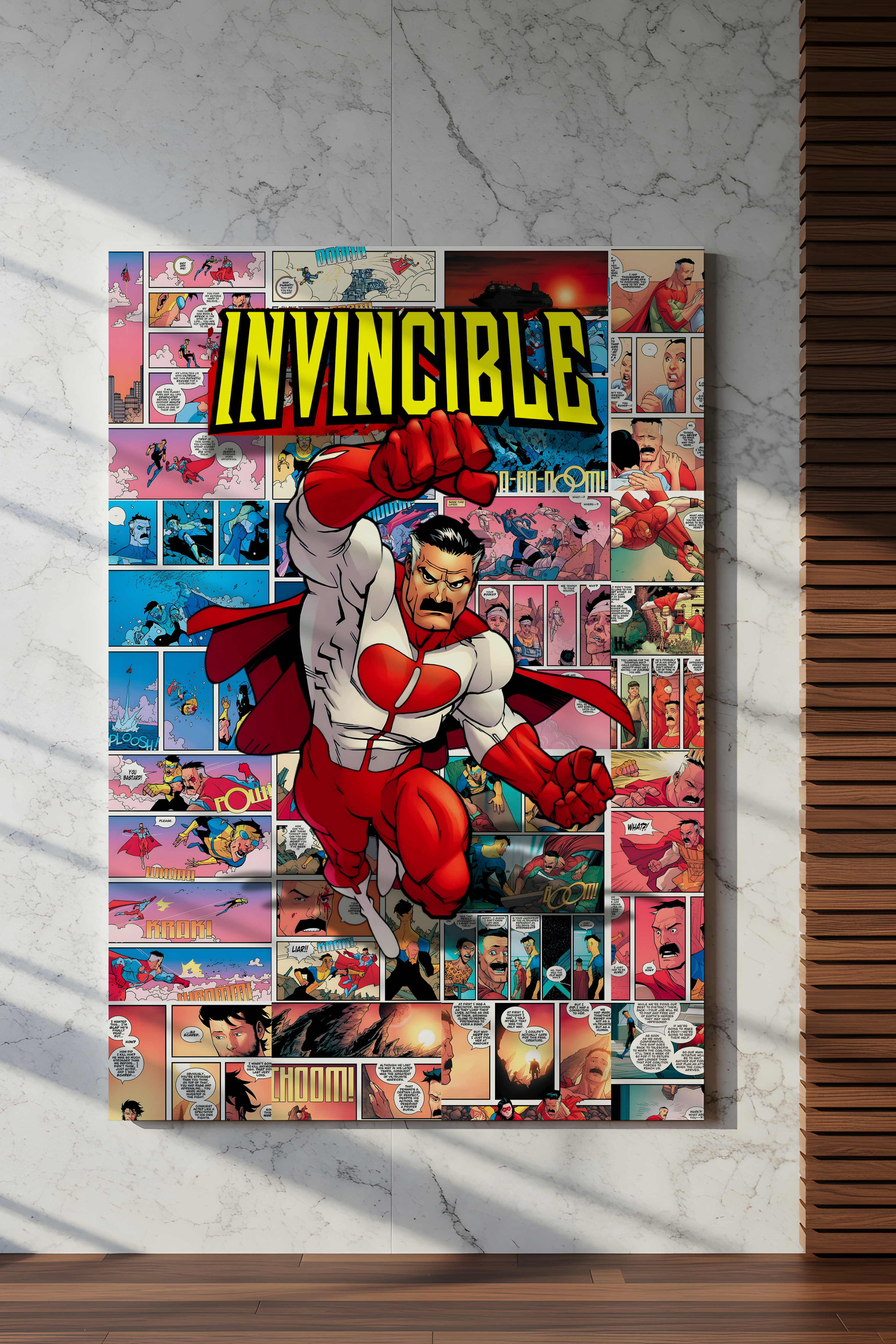 Omni-Man Metal Poster – Invincible Anime Wall Art