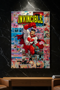 Omni-Man Metal Poster – Invincible Anime Wall Art