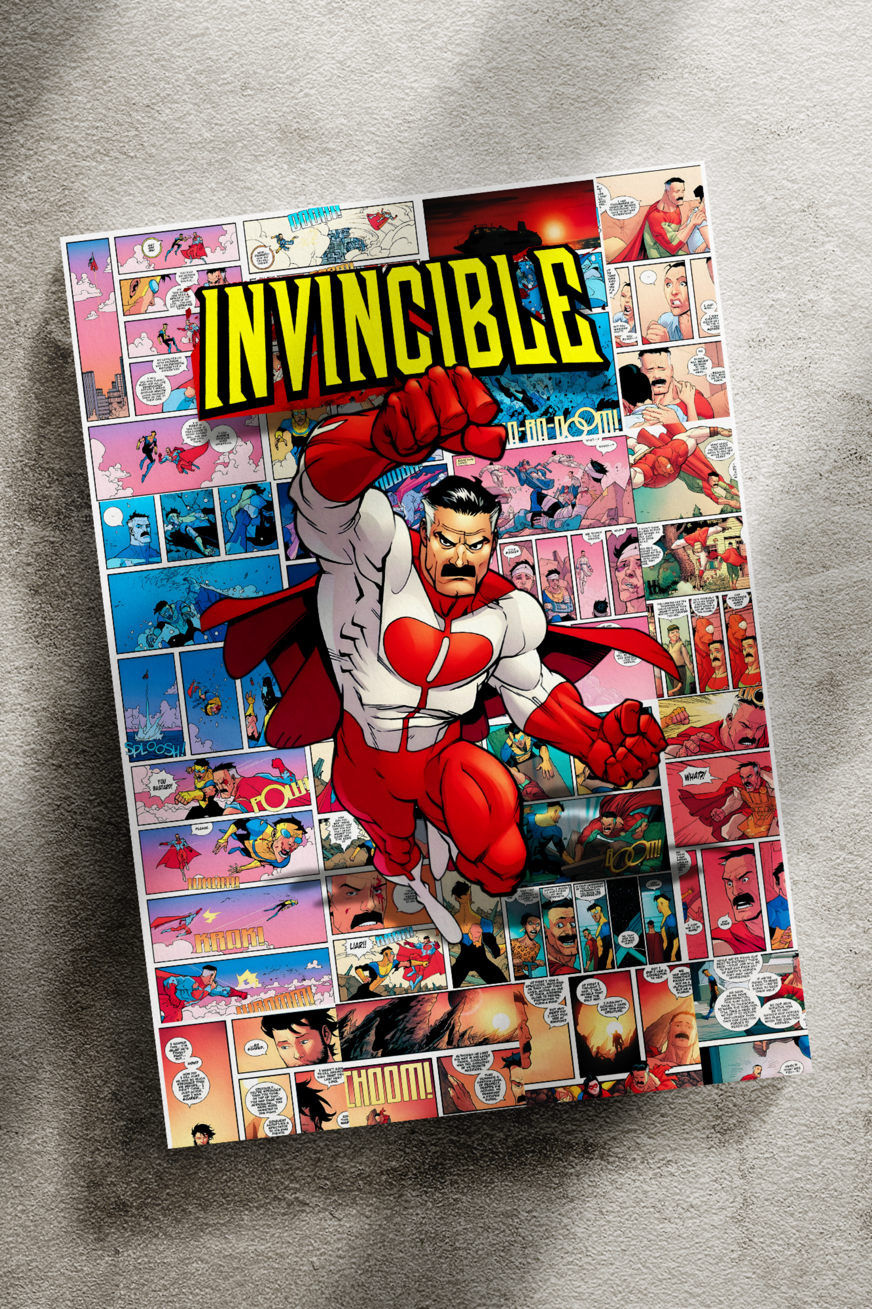 Omni-Man Metal Poster – Invincible Anime Wall Art